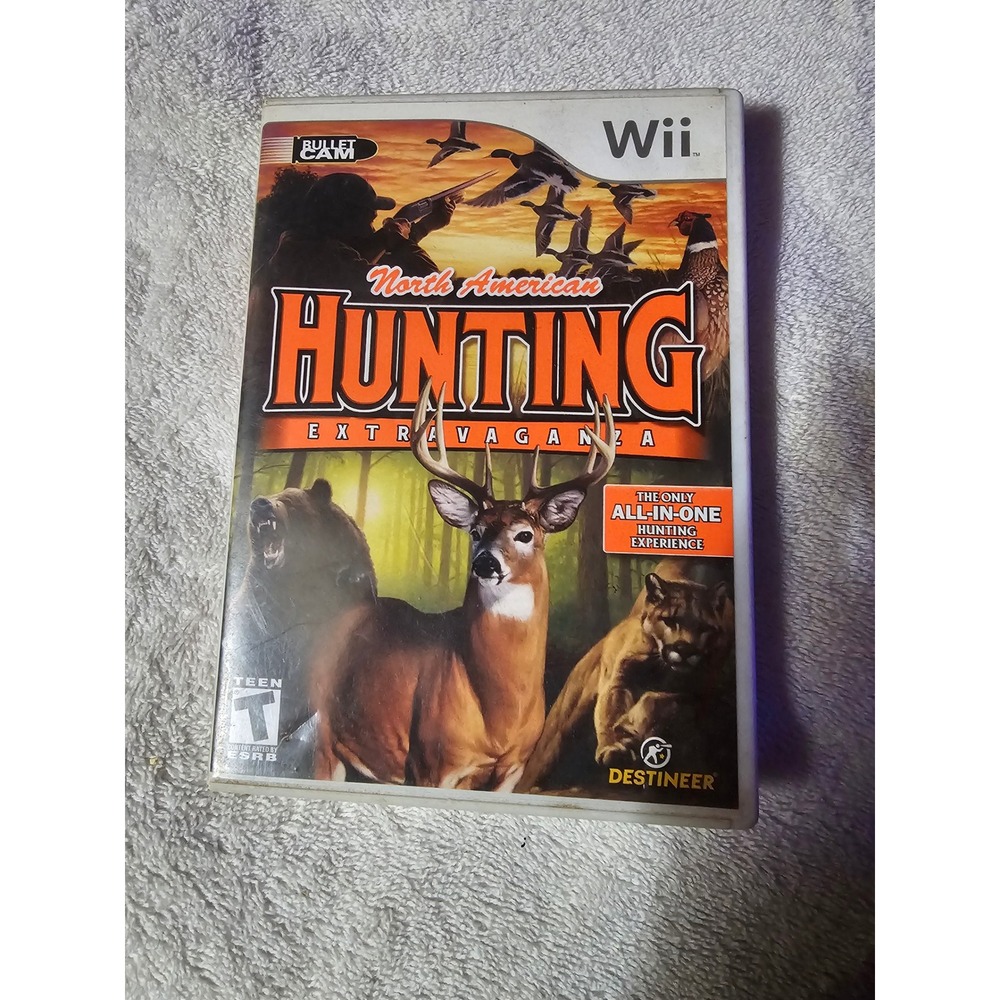 North American Hunting‎ Extravaganza Wii Game Bullet Cam Hunting